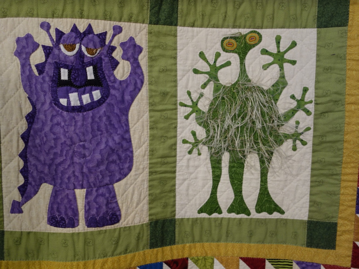 "Monsters!" by Sue Garman - Detail 1